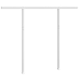 vidaXL Luifelpaalset 300x245 cm ijzer wit