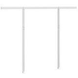 vidaXL Luifelpaalset 300x245 cm ijzer wit