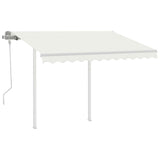 vidaXL Luifelpaalset 300x245 cm ijzer wit