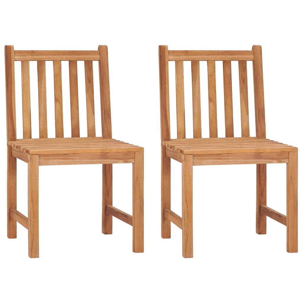 vidaXL 3-piece Garden Dining Set 80x80 cm Solid Teak Wood