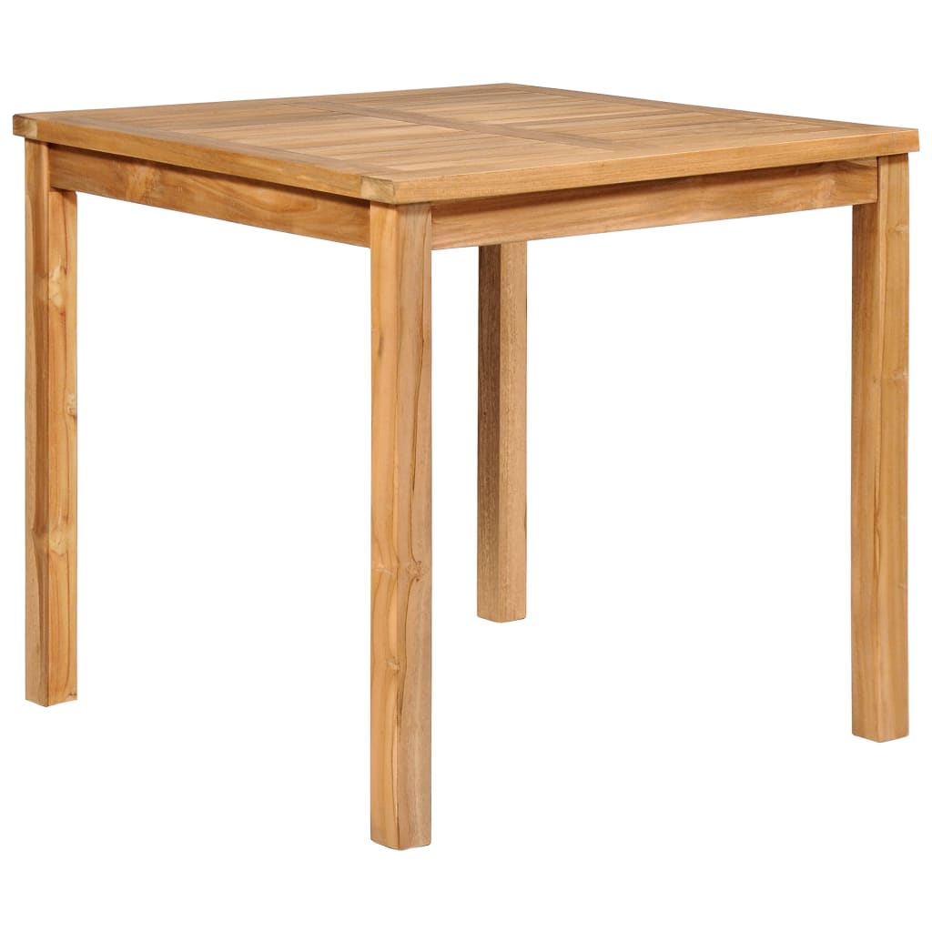vidaXL 3-piece Garden Dining Set 80x80 cm Solid Teak Wood