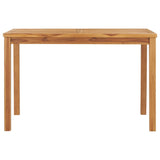 vidaXL 5-piece Garden Dining Set 120x70 cm Solid Teak Wood
