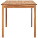 vidaXL 5-piece Garden Dining Set 140x80 cm Solid Teak Wood