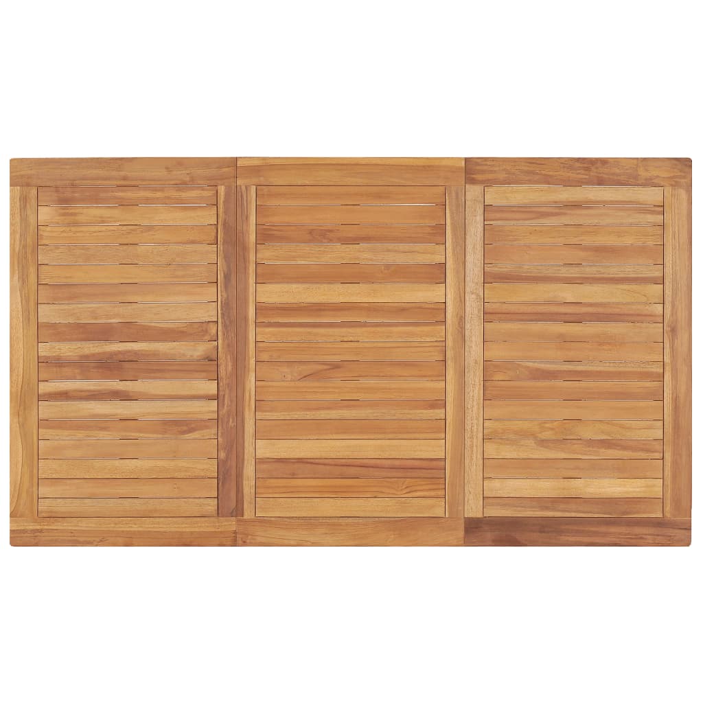 vidaXL 5-piece Garden Dining Set 140x80 cm Solid Teak Wood