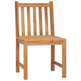 vidaXL 5-piece Garden Dining Set 140x80 cm Solid Teak Wood