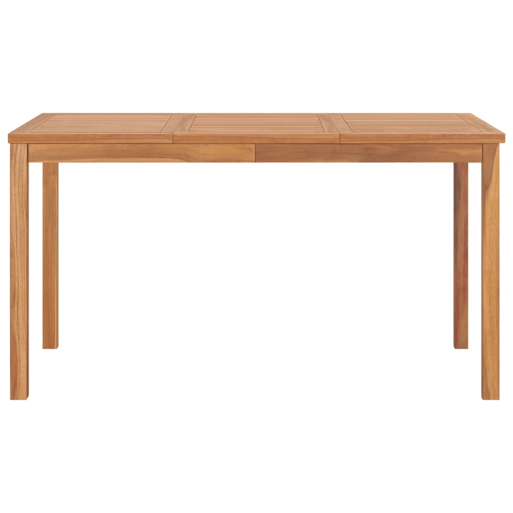 vidaXL 5-piece Garden Dining Set 140x80 cm Solid Teak Wood