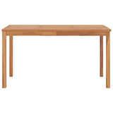 vidaXL 5-piece Garden Dining Set 140x80 cm Solid Teak Wood