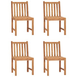 vidaXL 5-piece Garden Dining Set 150x90 cm Solid Teak Wood