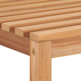 vidaXL 5-piece Garden Dining Set 150x90 cm Solid Teak Wood