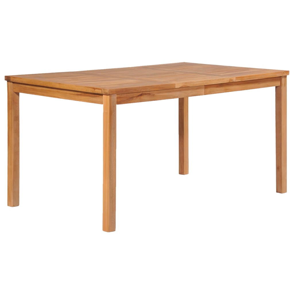 vidaXL 5-piece Garden Dining Set 150x90 cm Solid Teak Wood