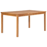 vidaXL 5-piece Garden Dining Set 150x90 cm Solid Teak Wood