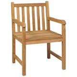 vidaXL 5-piece Garden Dining Set 180x90 cm Solid Teak Wood