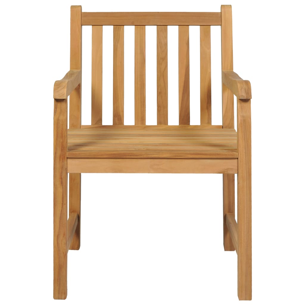 vidaXL 5-piece Garden Dining Set 180x90 cm Solid Teak Wood
