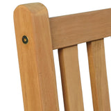 vidaXL 5-piece Garden Dining Set 180x90 cm Solid Teak Wood
