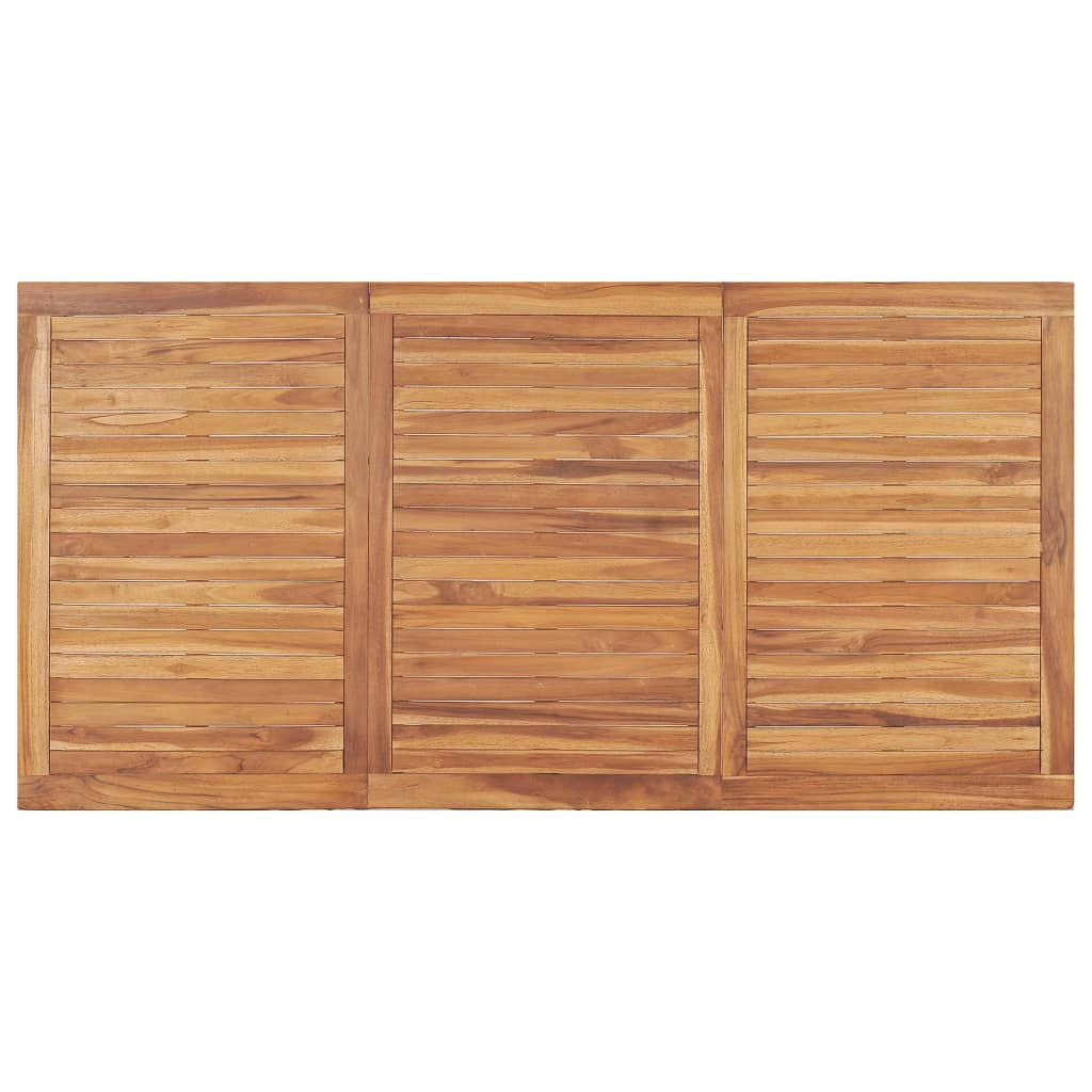 vidaXL 5-piece Garden Dining Set 180x90 cm Solid Teak Wood