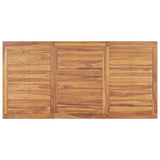 vidaXL 5-piece Garden Dining Set 180x90 cm Solid Teak Wood