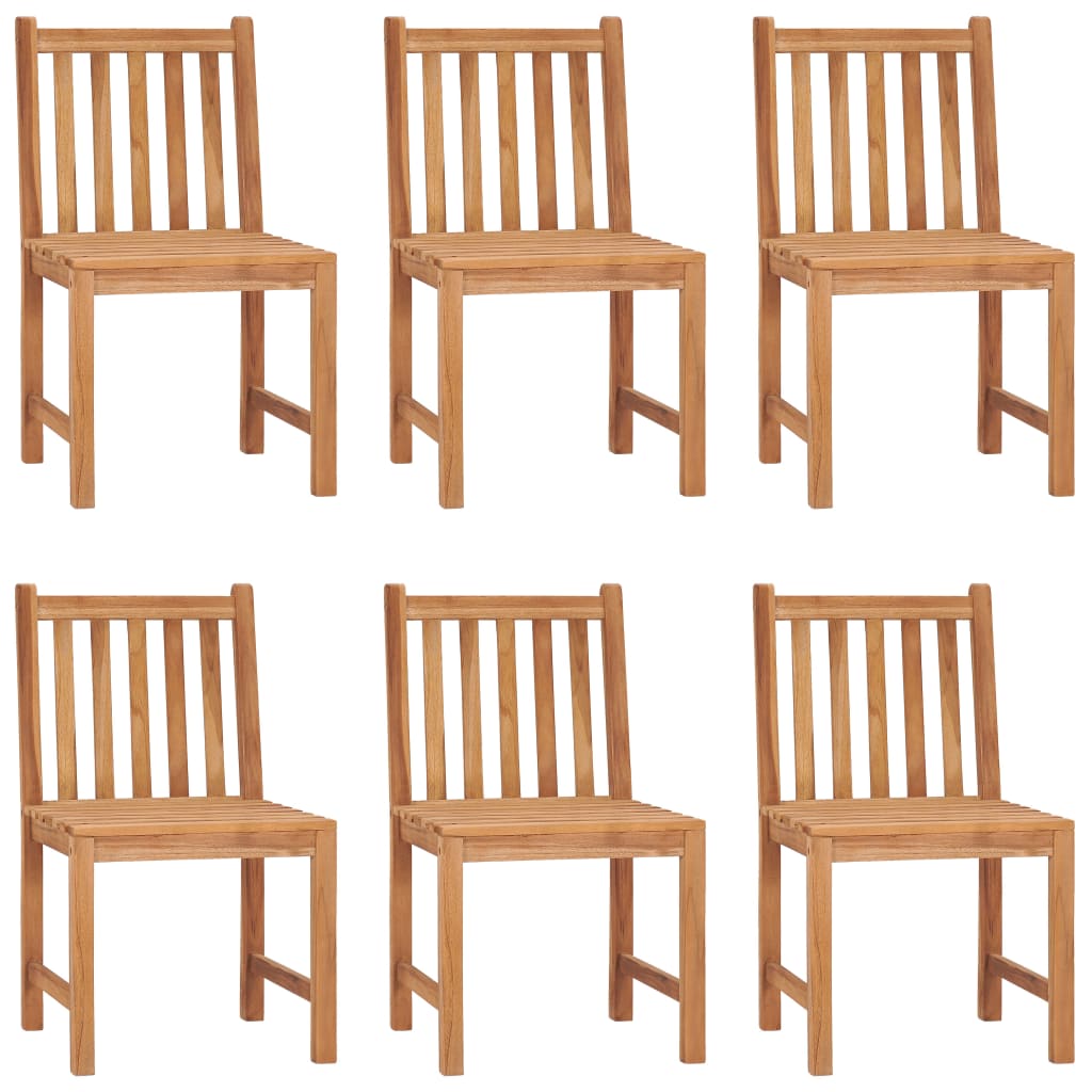 vidaXL 7-piece Garden Dining Set 200x100 cm Solid Teak Wood