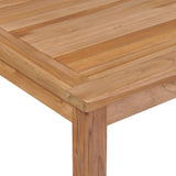 vidaXL 7-piece Garden Dining Set 200x100 cm Solid Teak Wood