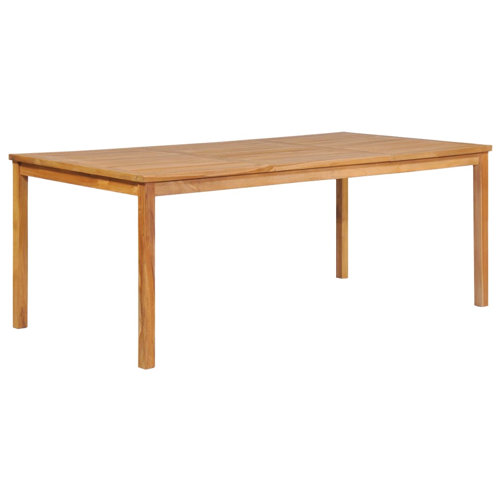 vidaXL 7-piece Garden Dining Set 200x100 cm Solid Teak Wood