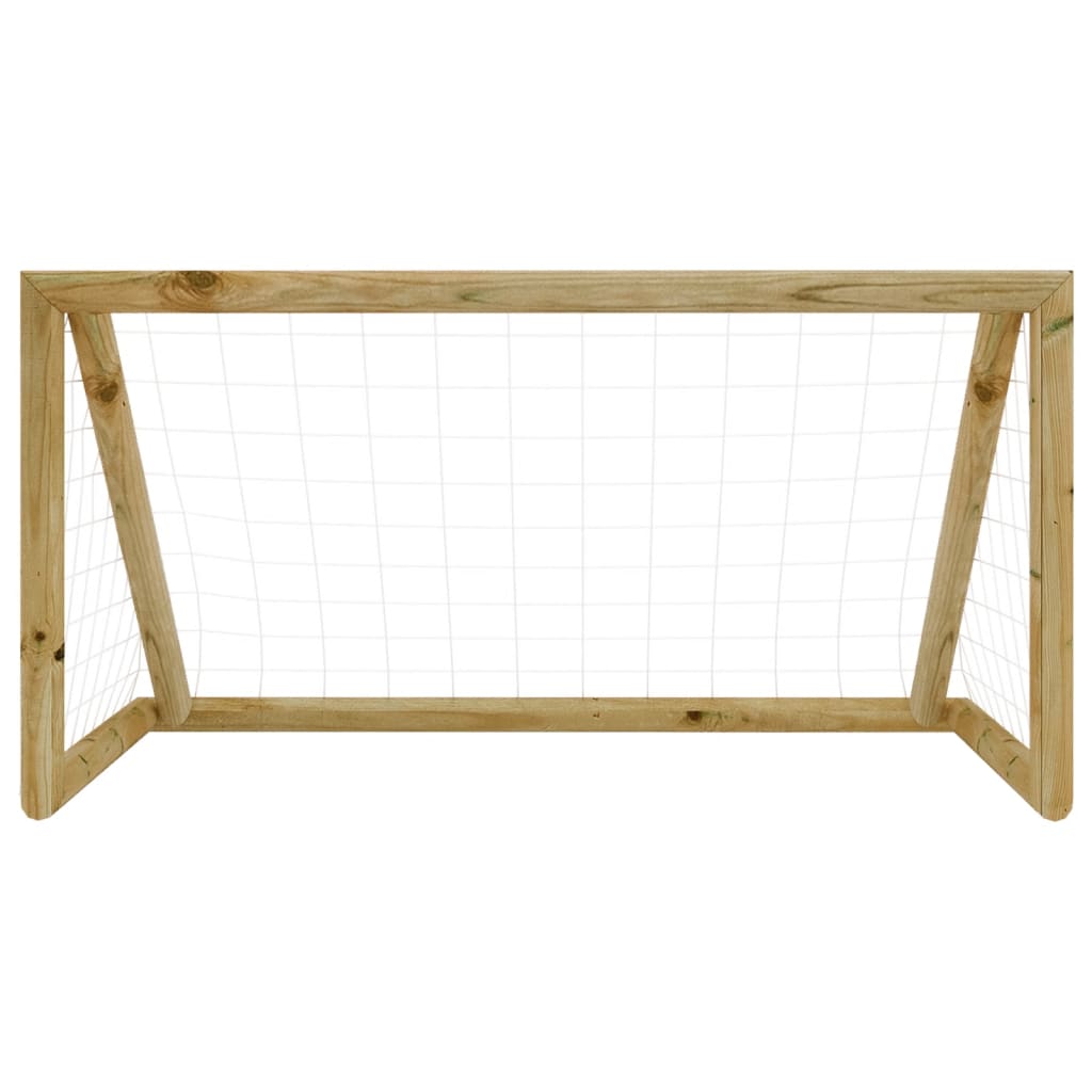 vidaXL Football Goal with Net 160x80x100 cm Impregnated Pinewood