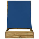 vidaXL Sandbox with roof 160x100x133 cm impregnated pine wood