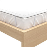vidaXL Mattress Protectors 2 pcs waterproof 140x200 cm cotton white