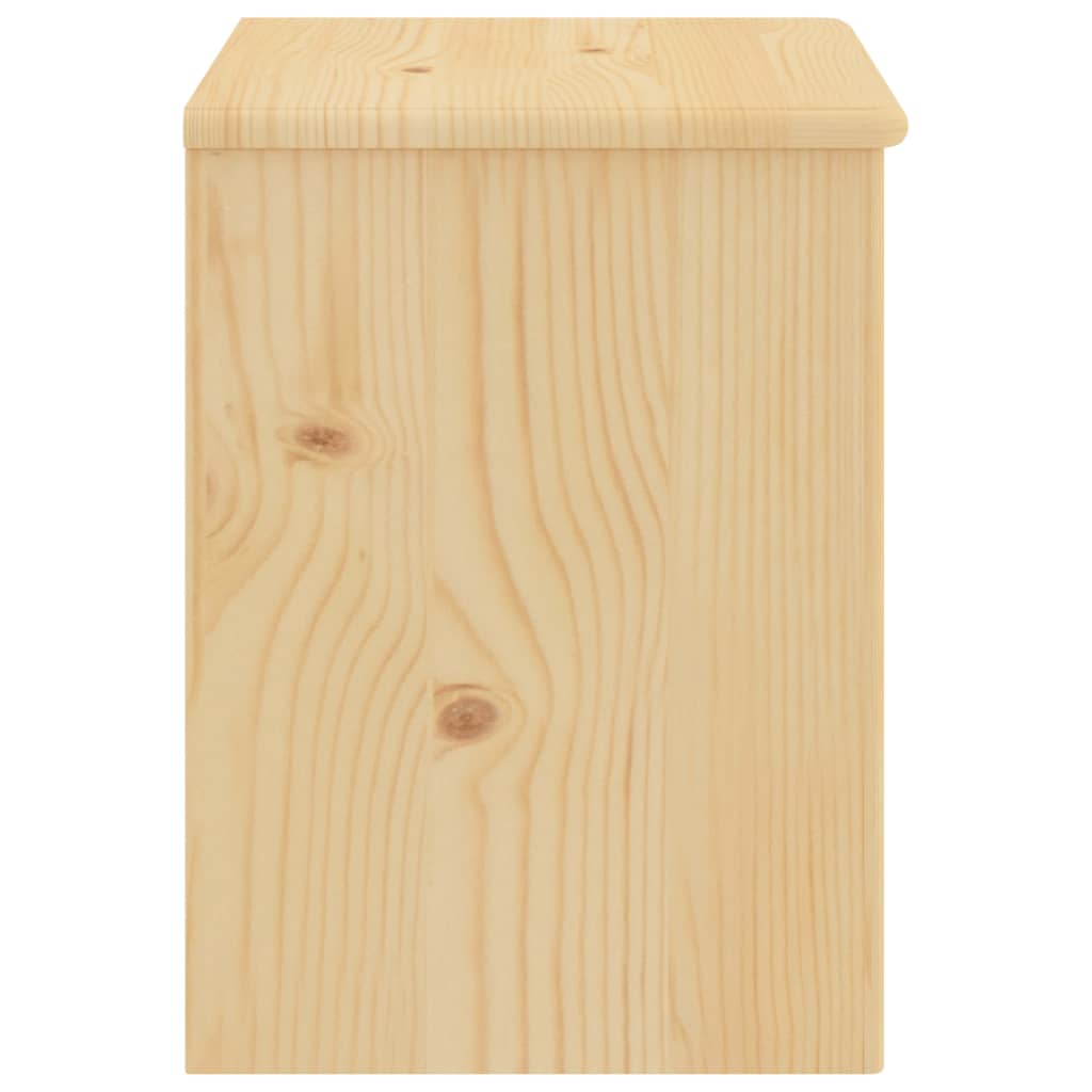 vidaXL Nachtkastje 35x30x40 cm massief grenenhout naturel