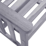 vidaXL Garden Chairs with Table and Cushions Solid Acacia Wood
