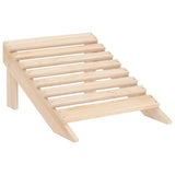 vidaXL Tuinstoel Adirondack met voetenbank massief vurenhout