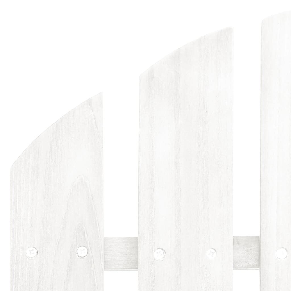 vidaXL Meuble de jardin Adirondack avec table massive vurenhout blanc