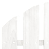 vidaXL Meuble de jardin Adirondack avec table massive vurenhout blanc