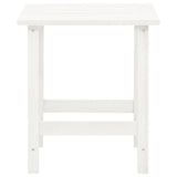 vidaXL Meuble de jardin Adirondack avec table massive vurenhout blanc