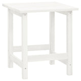 vidaXL Adirondack Garden Chair with Ottoman Table Solid Spruce Wood White