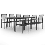 vidaXL 7-Piece Garden Dining Set