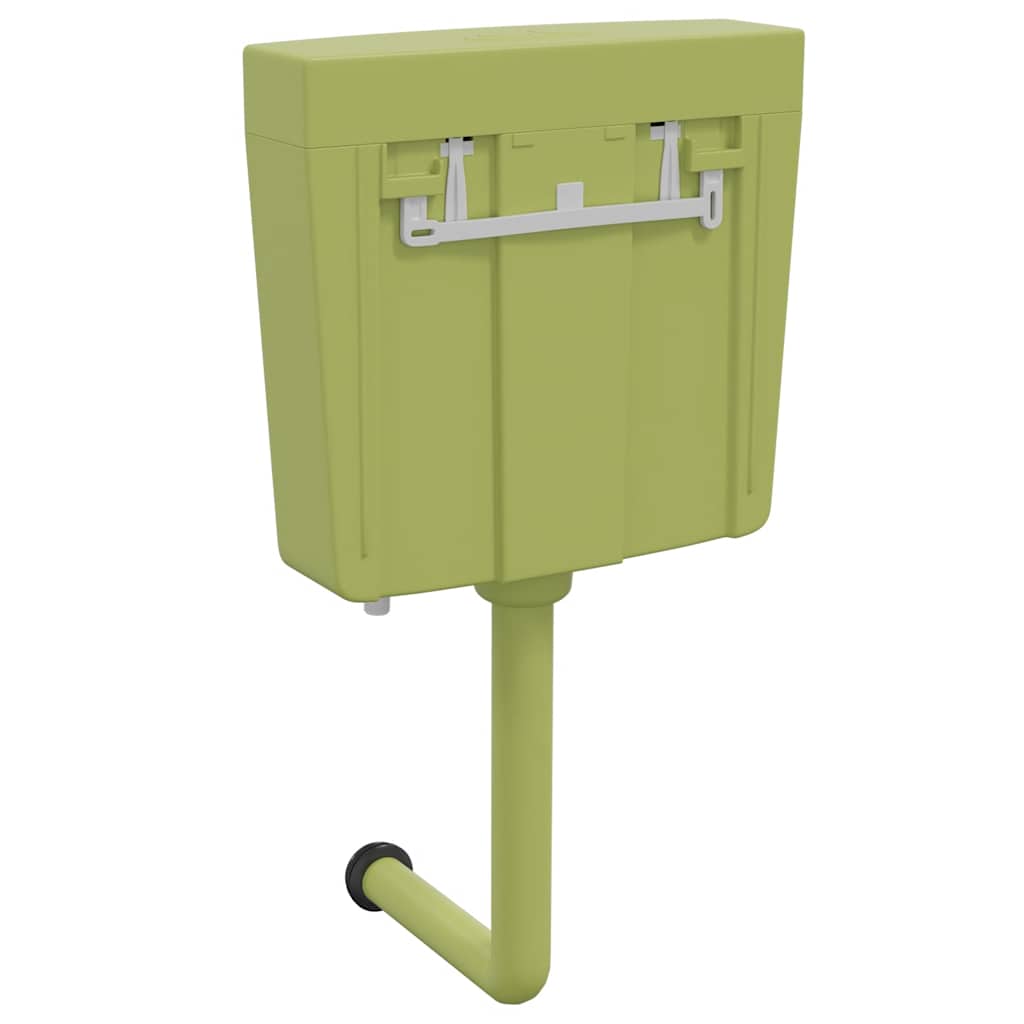 vidaXL Toiletstortbak met watertoevoer onderin 3/6 L wit