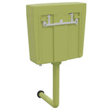 vidaXL Toiletstortbak met watertoevoer onderin 3/6 L wit