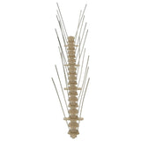 vidaXL Bird and Pigeon Spikes with 2 Rows 20 pcs 10 m Plastic