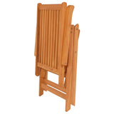 vidaXL Tuinstoelen 2 st met antracietkleurige kussens massief teakhout