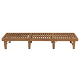 vidaXL Tapis d'encre léger avec coussins en acacia massif