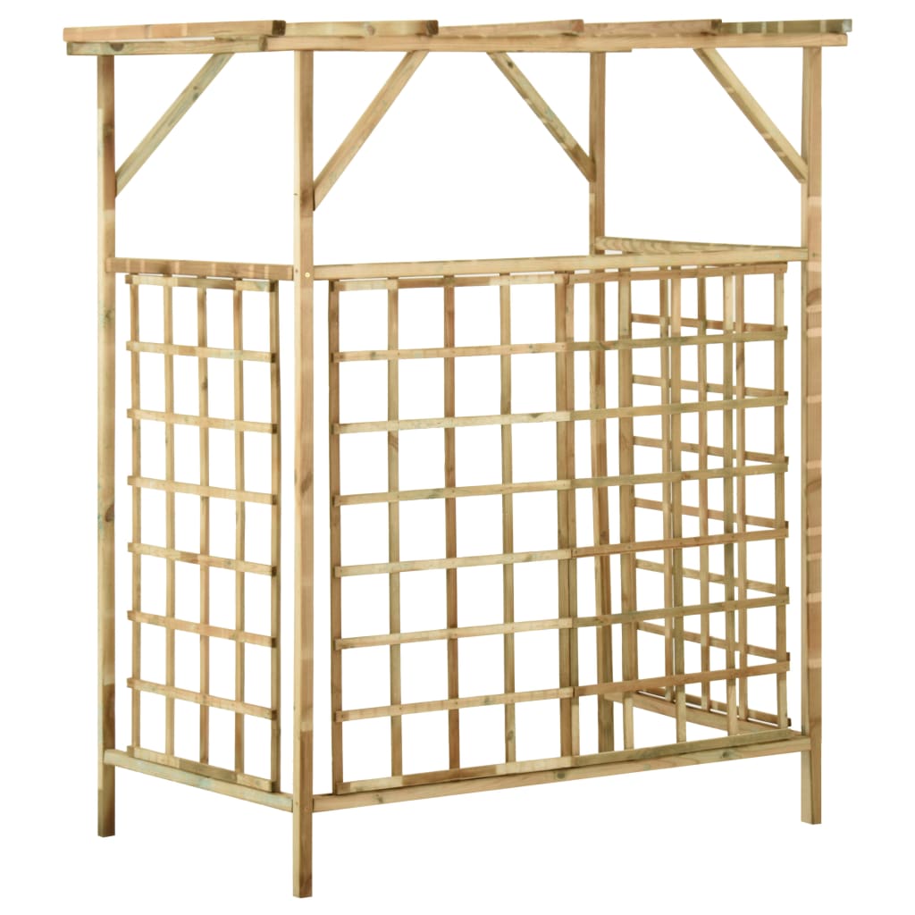 vidaXL Pergola voor 2 containers geïmpregneerd grenenhout
