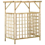 vidaXL Pergola voor 2 containers geïmpregneerd grenenhout