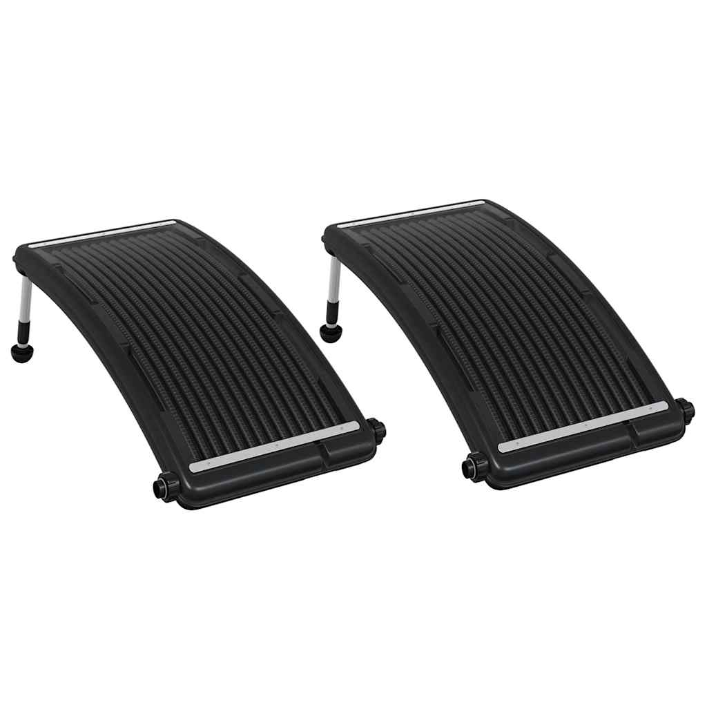vidaXL Solar Swimming Pool Heating Panel 2 pcs Curved 110x65 cm