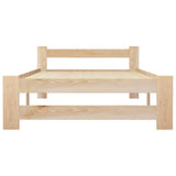 vidaXL Bedframe massief grenenhout 90x200 cm