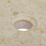 vidaXL Sink 40x40x10 cm marble cream
