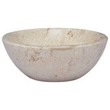 vidaXL Sink 53x40x15 cm marble cream