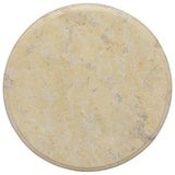 vidaXL Tafelblad Ø40x2,5 cm marmer crèmekleurig