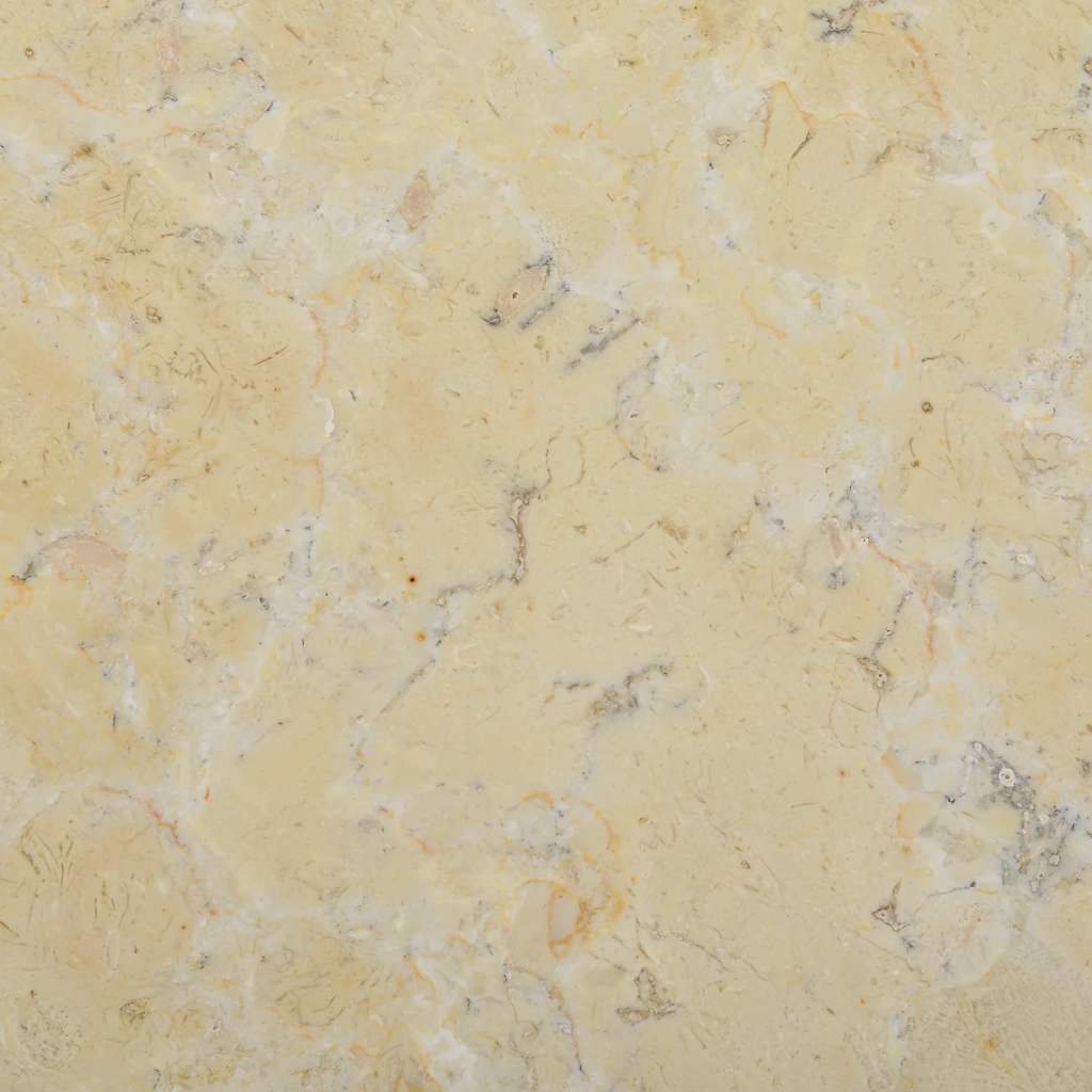 vidaXL Tafelblad Ø40x2,5 cm marmer crèmekleurig