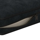 vidaXL Dog Sofa 72x45x30 cm Plush Black