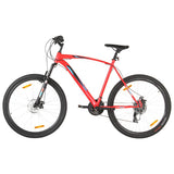 vidaXL 21-Speed Mountain Bike 29-inch Wheels 53 cm Frame Red