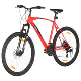 vidaXL 21-Speed Mountain Bike 29-inch Wheels 53 cm Frame Red